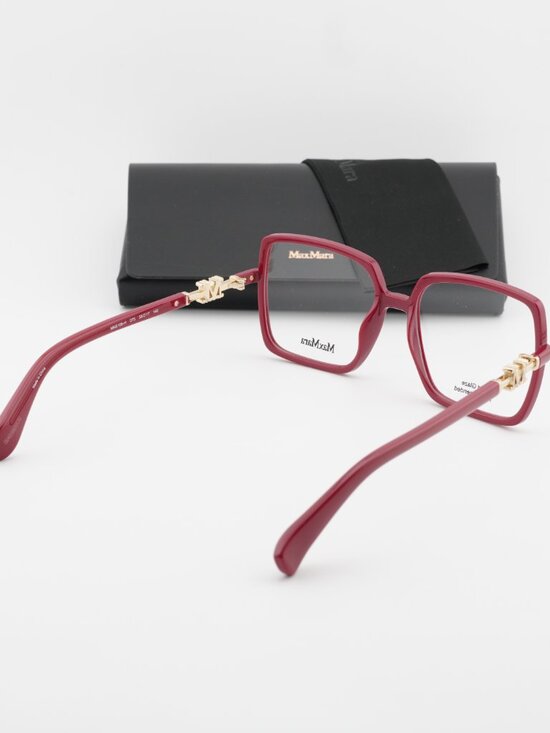 Max Mara MM5108-H 075 Square Eyeglasses - Fuchsia / Gold 55mm main image 7